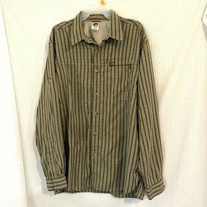 The North Face Button Up Long Sleeve Shirt Hiking‎ Fishing Men's